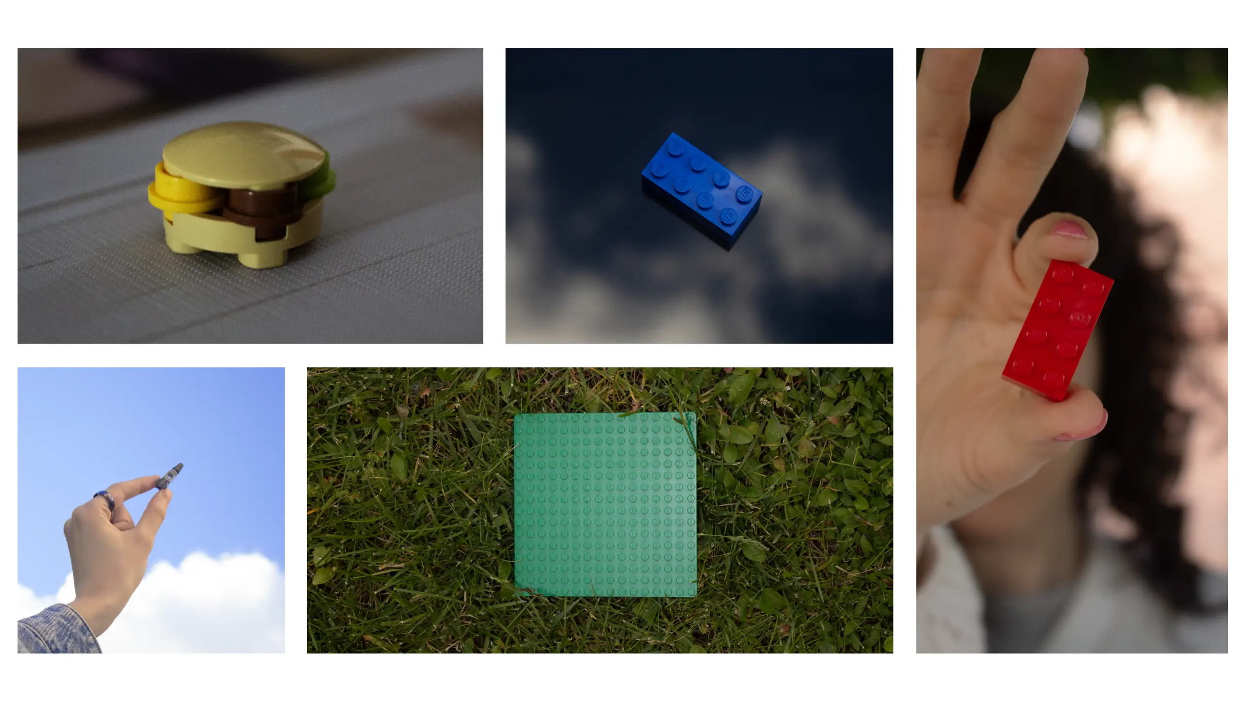 Ataque fotográfico de piezas de LEGO en el mundo real